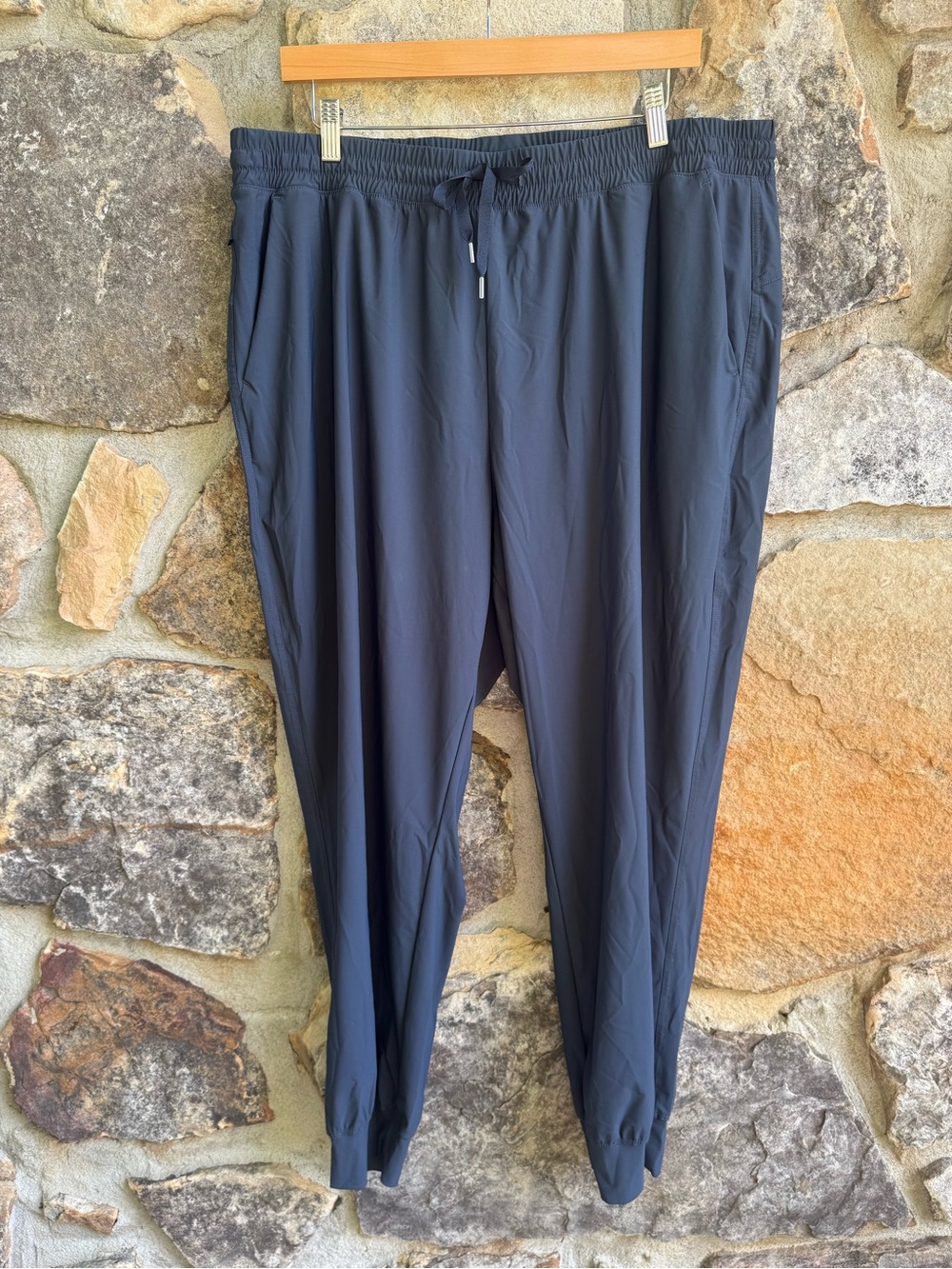 Old Navy SleekTech Jogger Pants XL Dusk Navy Stretch Athletic Pull On XL